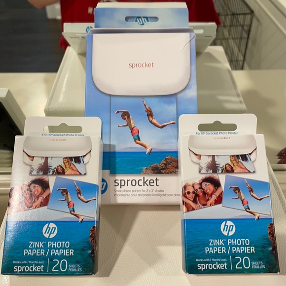 HP Other - HP Sproket with 2 packs of photo paper